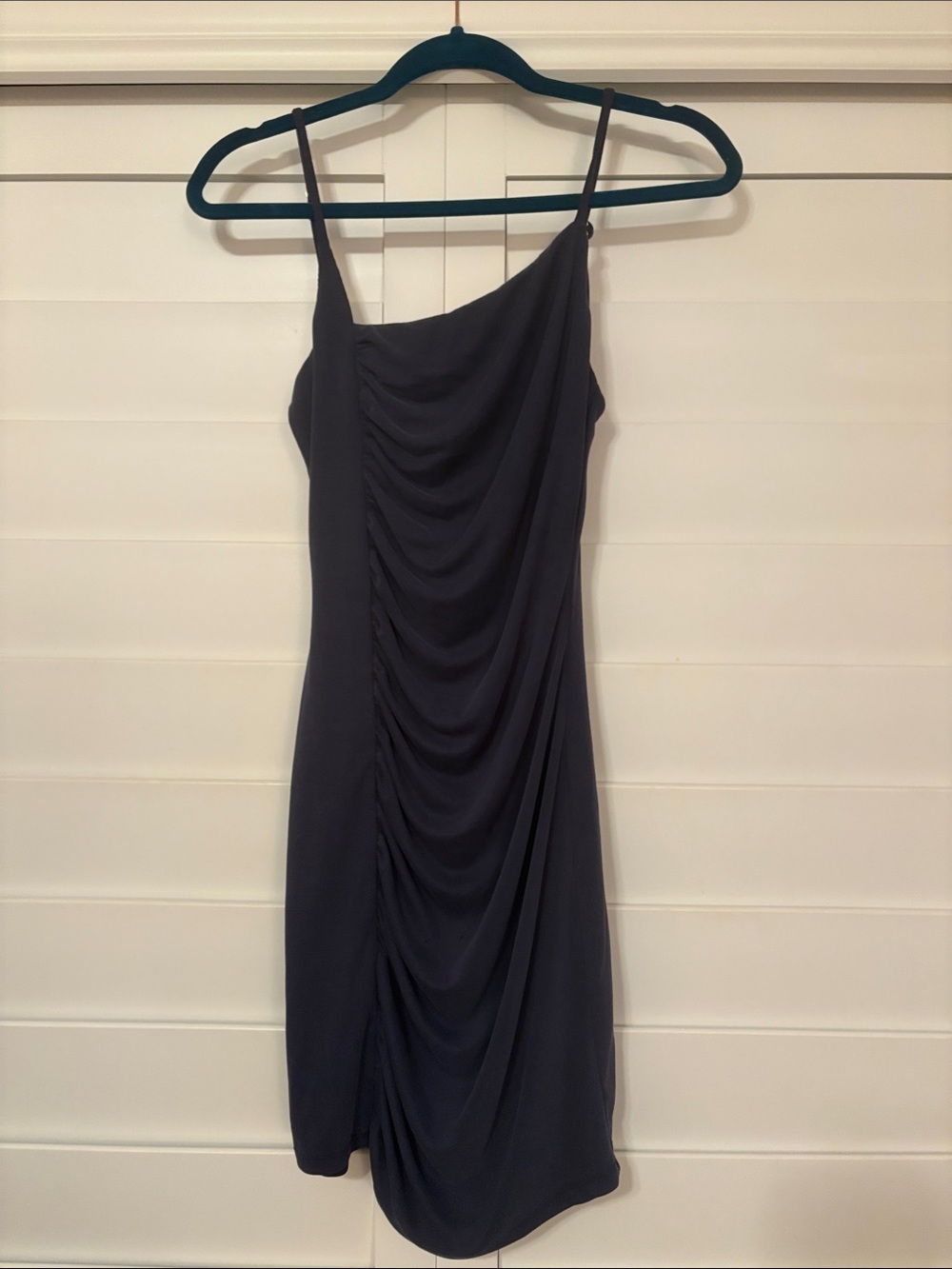 House of Harlow 1960 Navy Ruched Mini Dress